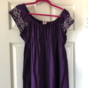 Purple sundress